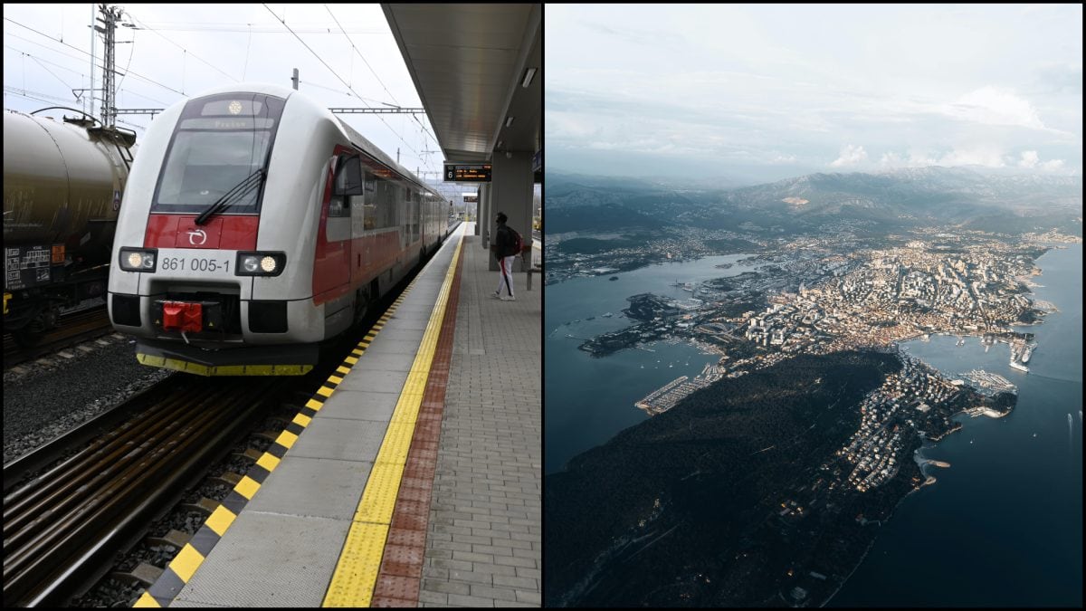 ZSSK vlak a Split.