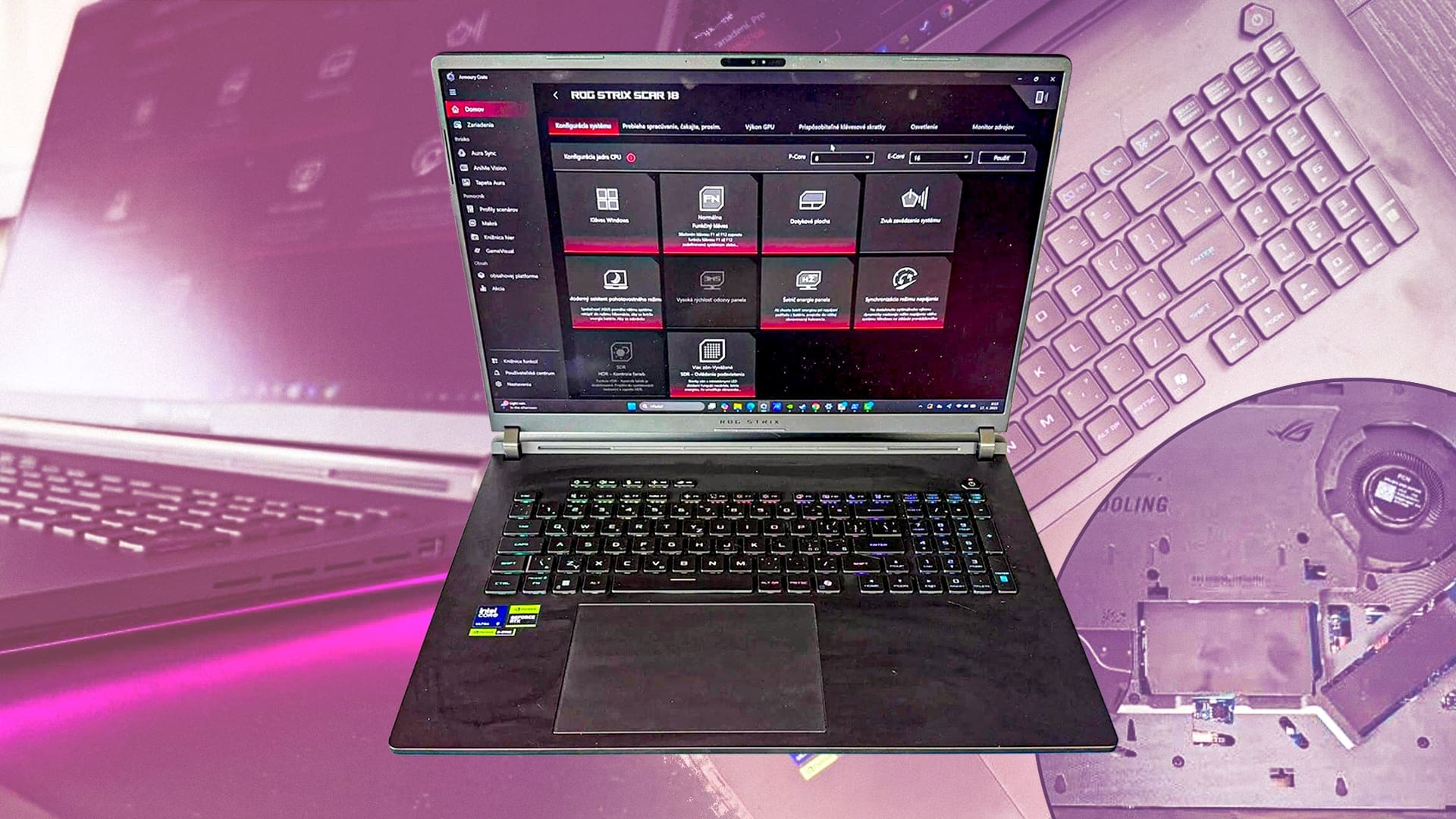 asus herný notebook