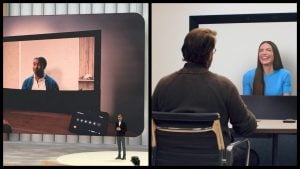 Google 3d hovor