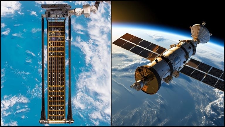 satelity vo vesmíre