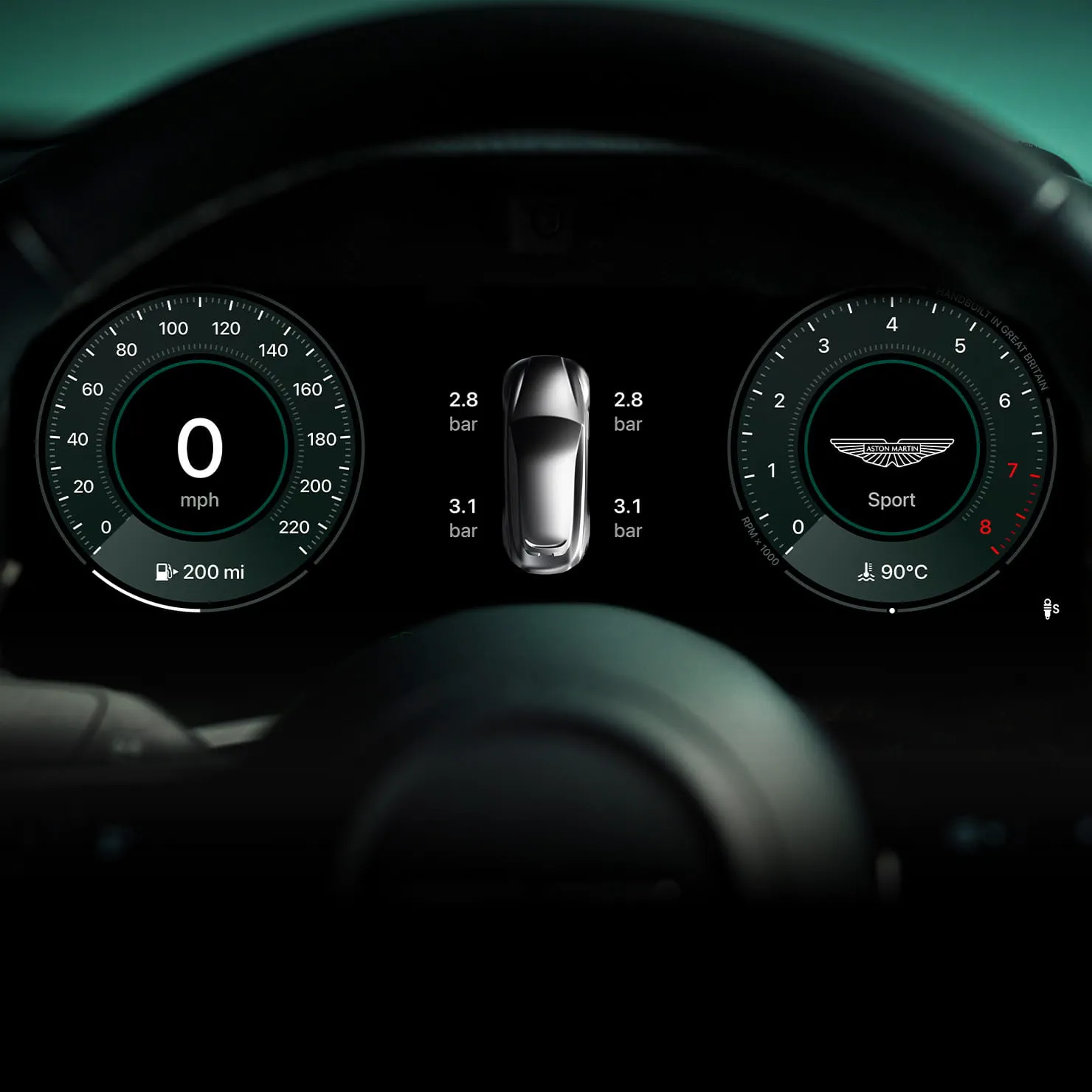 CarPlay Ultra na palubovke Aston Martin