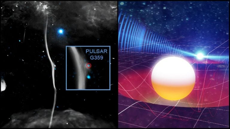 pulzar a galaktická štruktúra