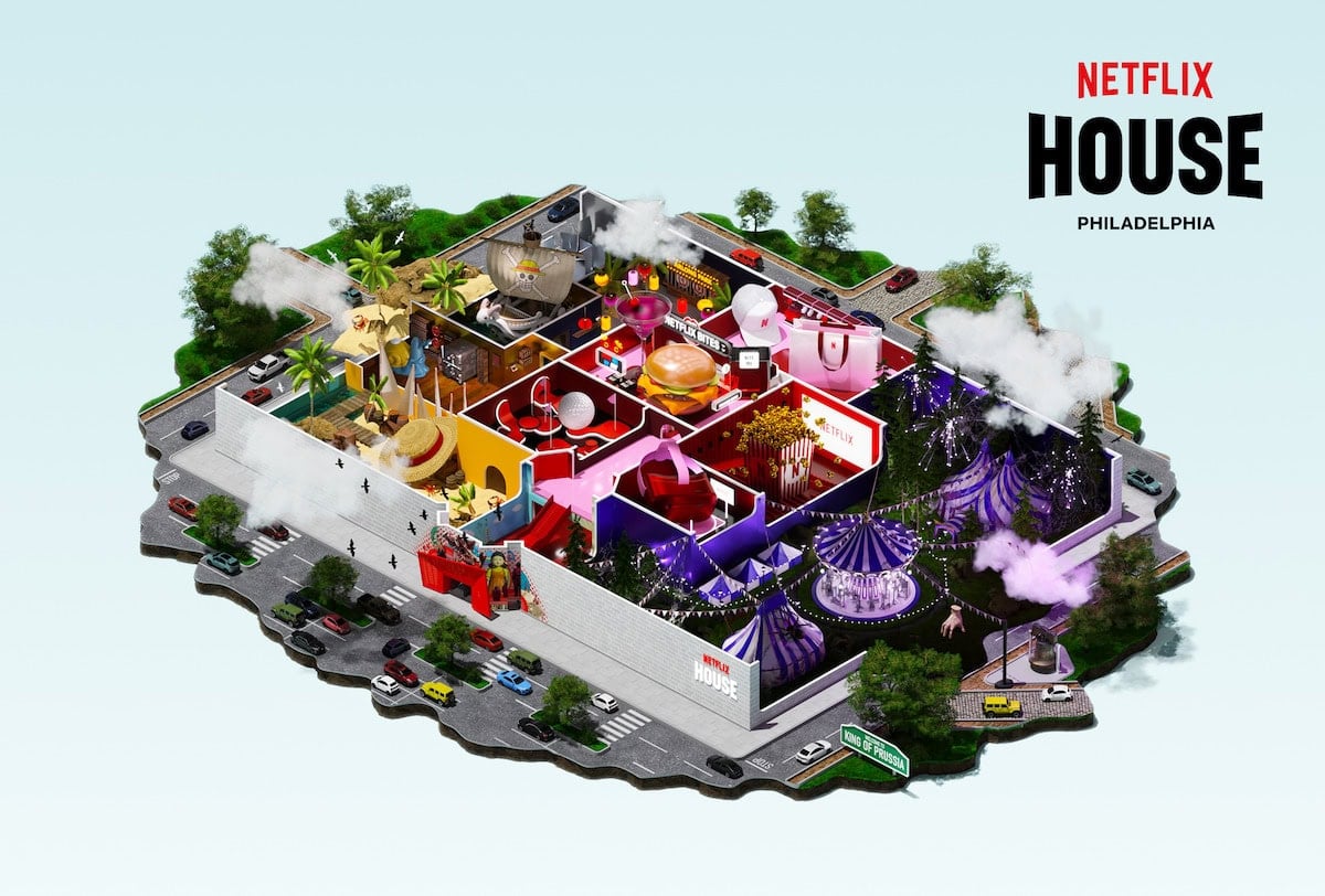 Ilustrácia Netflix House Philadelphia