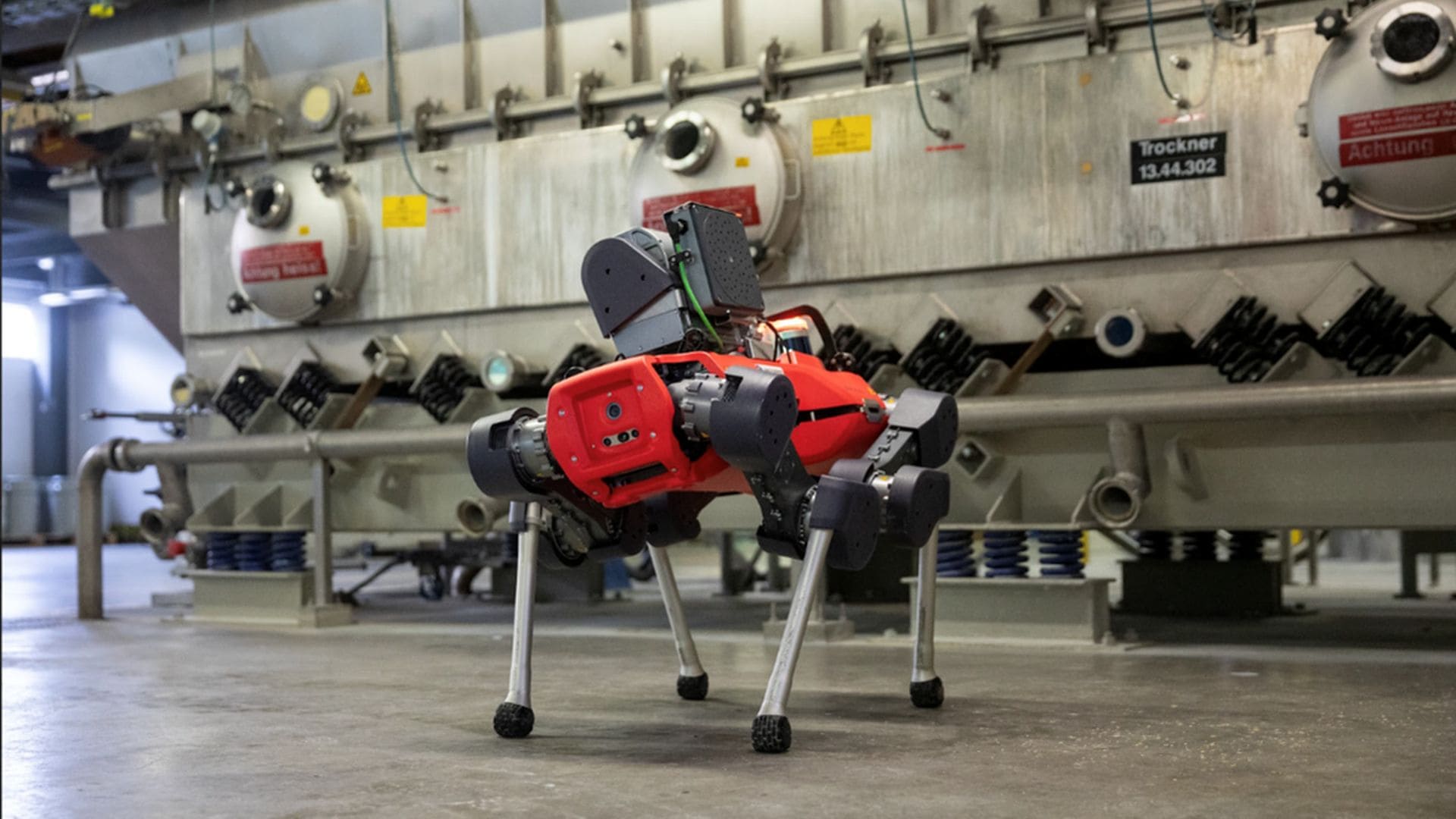 Anymal robot detekcia plynu
