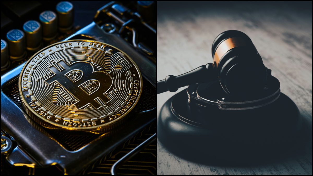 Bitcoin a súd.