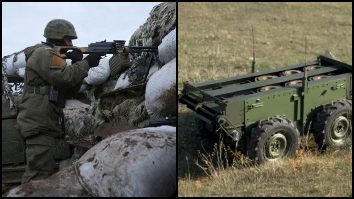 Ukrajina nasadila vojenského robota