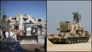 iransky tank a výbuch
