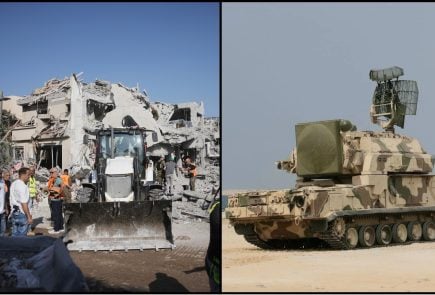 iransky tank a výbuch