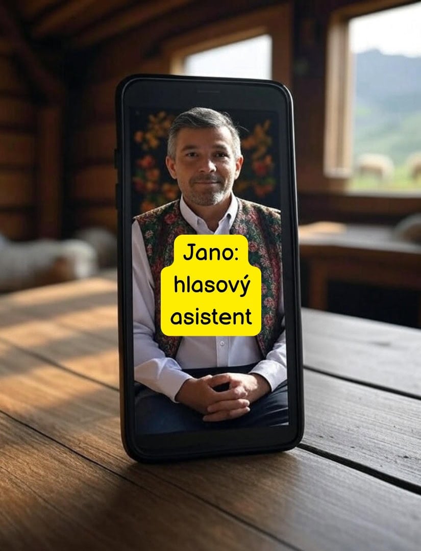 jano asistent slovenský smartfón