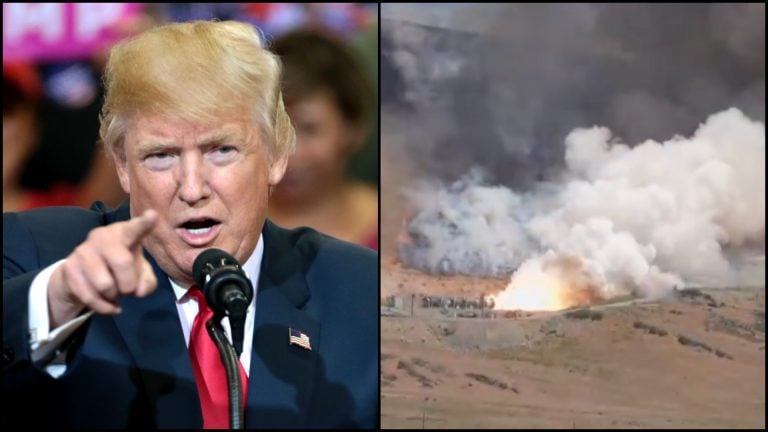 Trump a test rakety