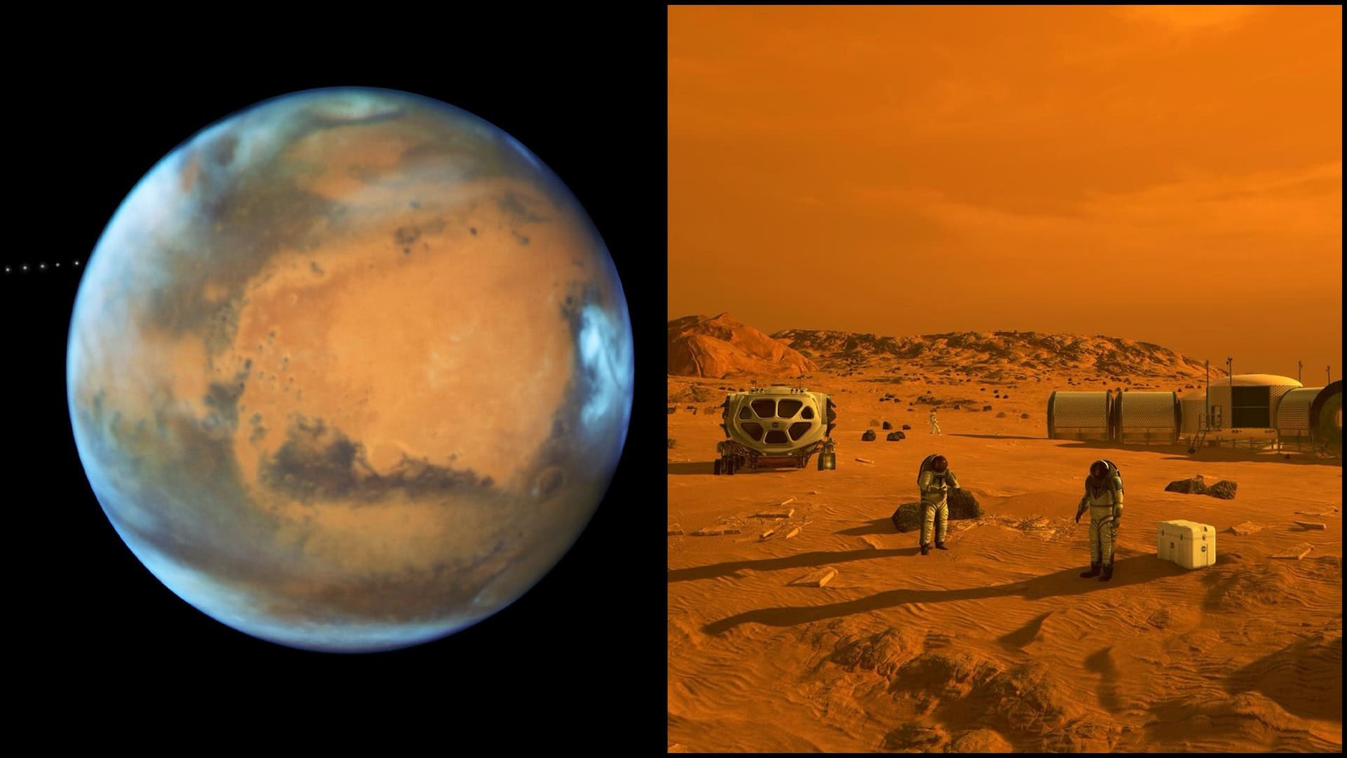 Mars a ilustrácia pobytu na Marse