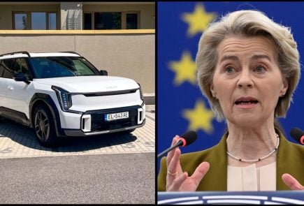 elektrická kia a ursula von der leyen