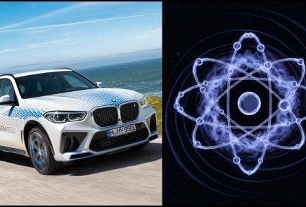 bmw auto a molekula vodíka