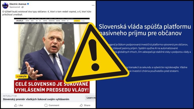 screenshot podvodu