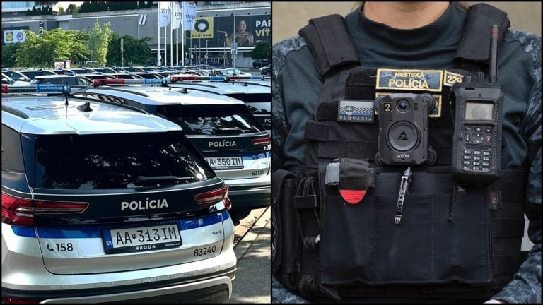 Nové policajné autá a telové kamery.