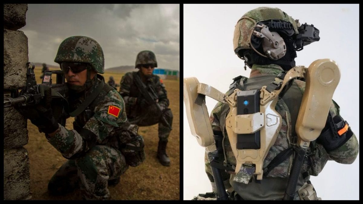 Cina armada exoskeleton