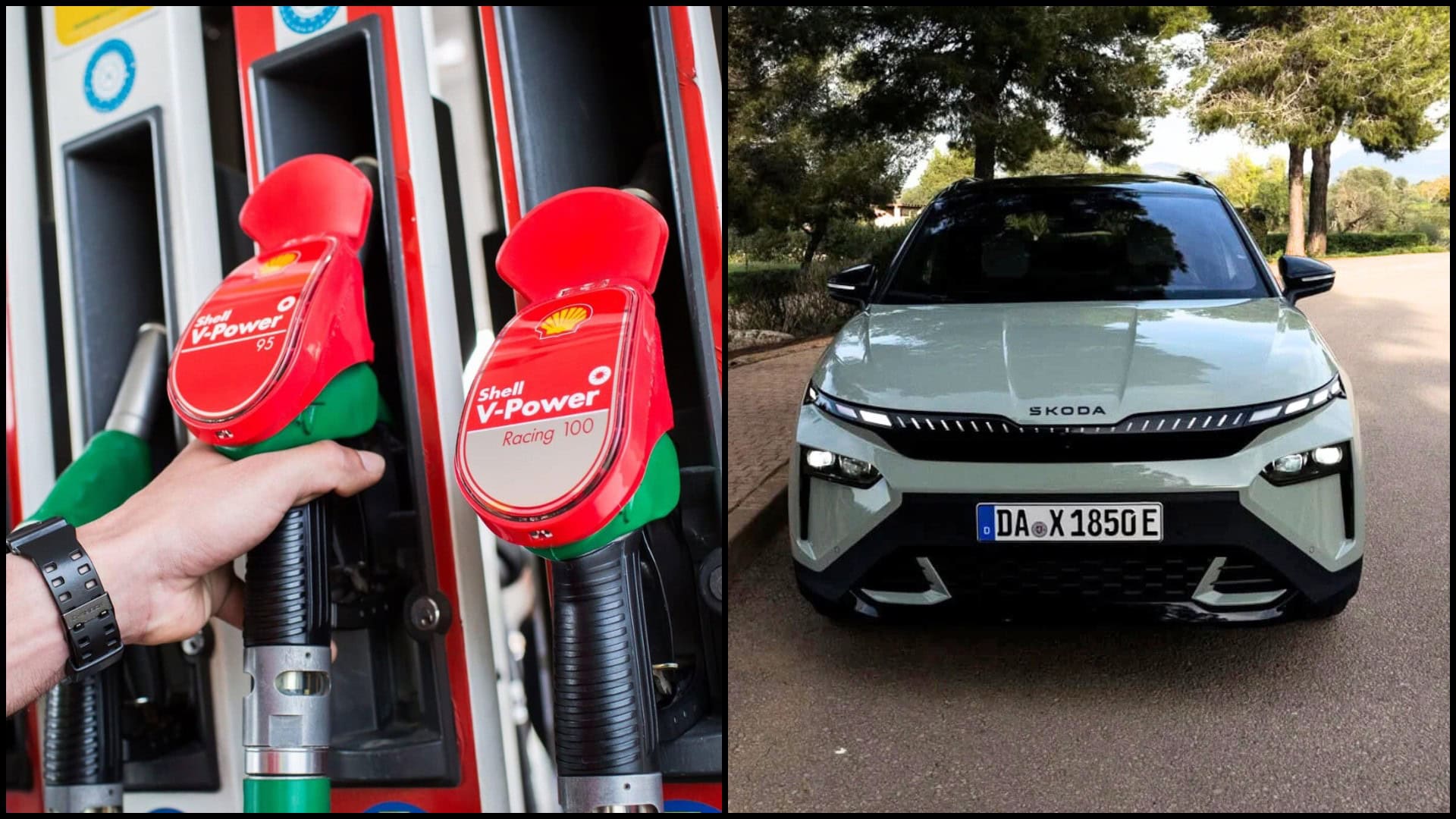 tankovanie a škoda elektromobil