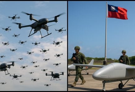 Taiwan armáda dronov proti Číne