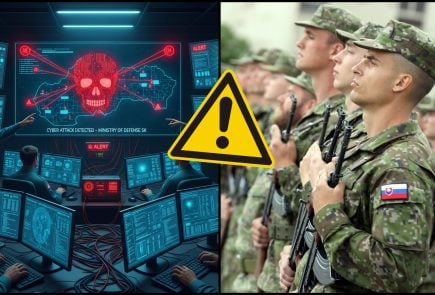 hackerský útok armáda SR