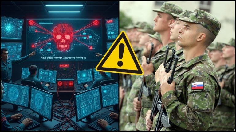 hackerský útok armáda SR