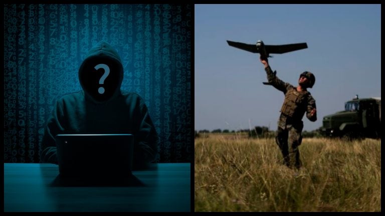 Hacker utok dron