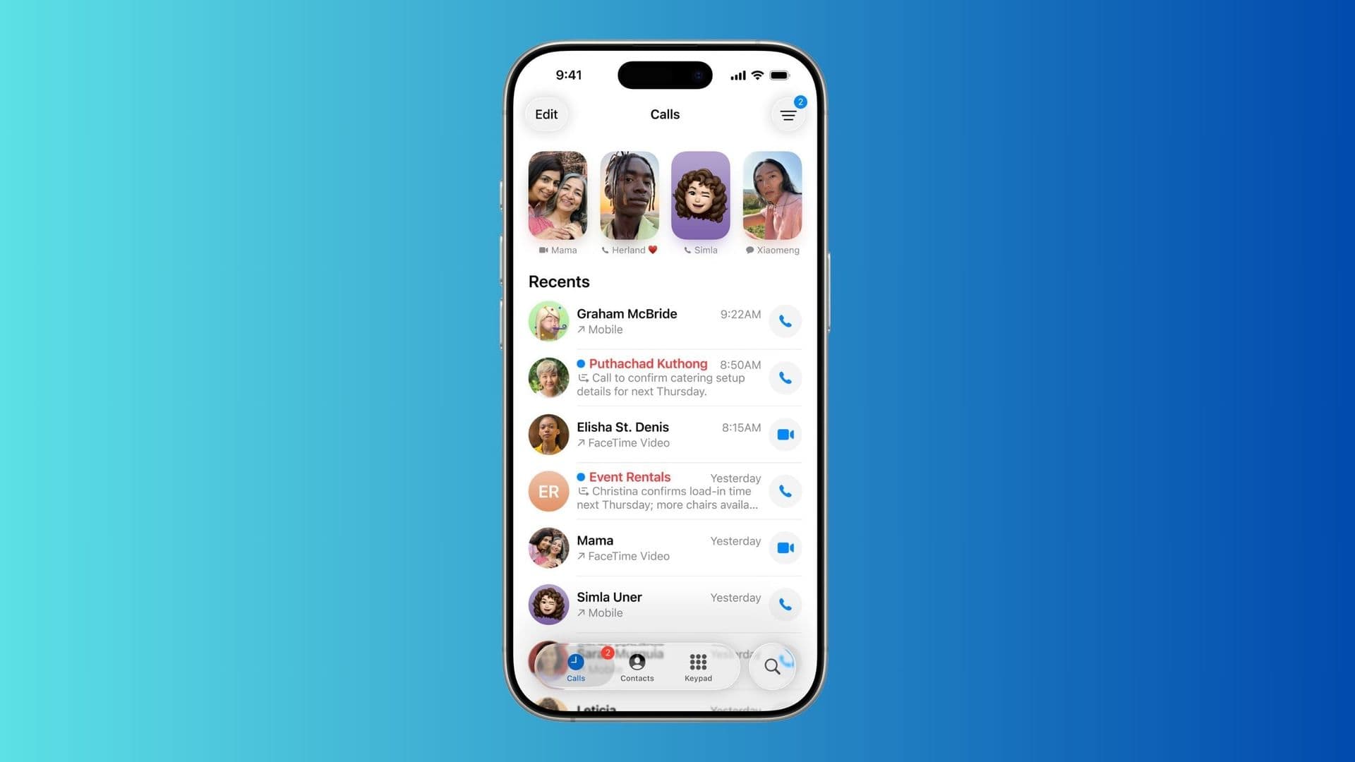 ios 26 kontakty