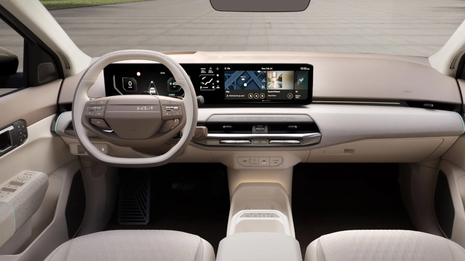 kia ev4 interiér
