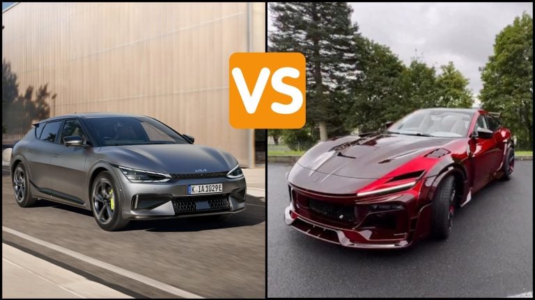 elektrická kia vs ferrari purosangue