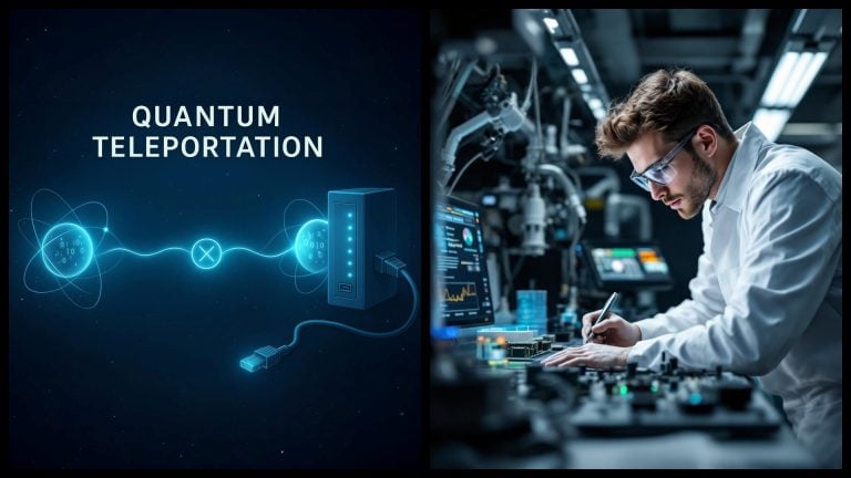 Teleport kvantum dáta optický kábel