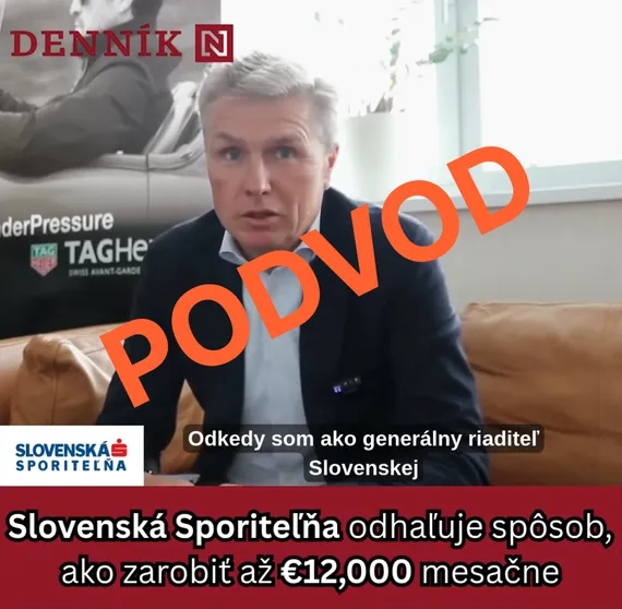 Slovenská sporiteľňa podvod