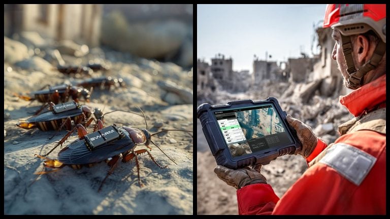 záchranár šváb robot