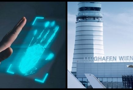 Schwechat bezpecnost sken dlane