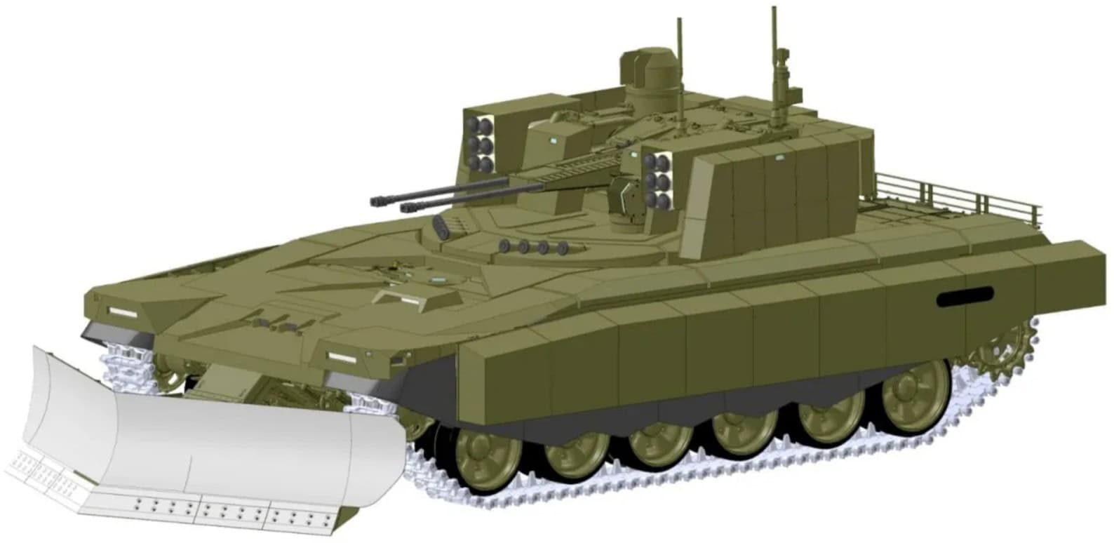ruský robotický tank 