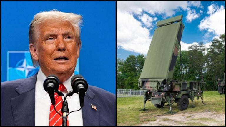 donald trump a americký radarový systém