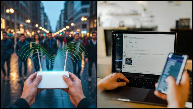 wifi router na ulici