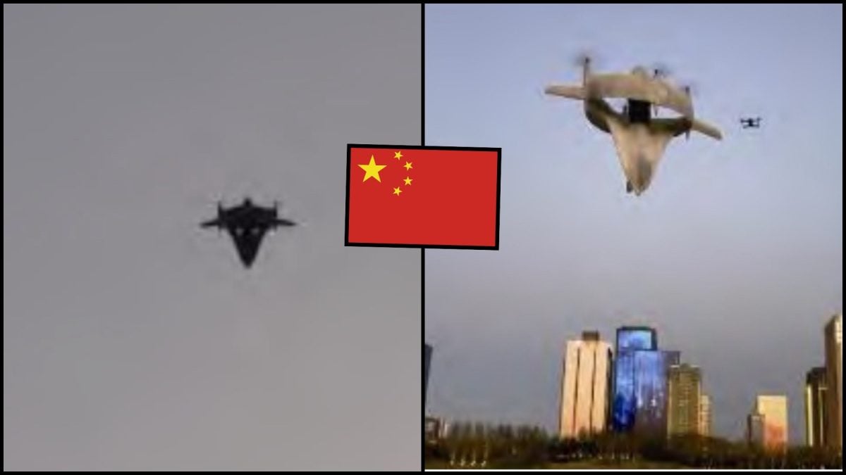čínsky dron pripomína UFO