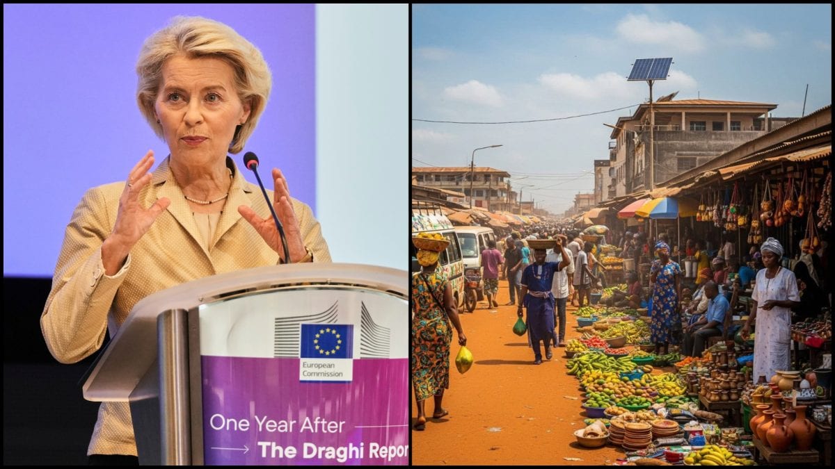 ursula von der leyen a africká ulica