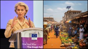 ursula von der leyen a africká ulica