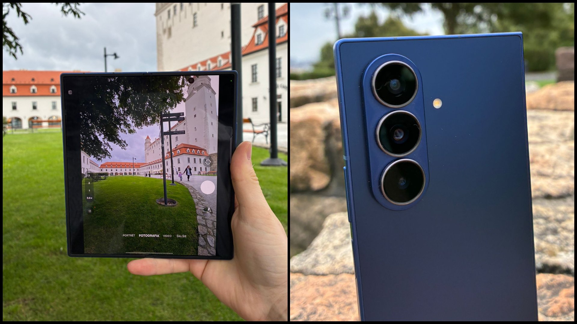 Modrý Samsung Galaxy Z FOLD 7 recenzia