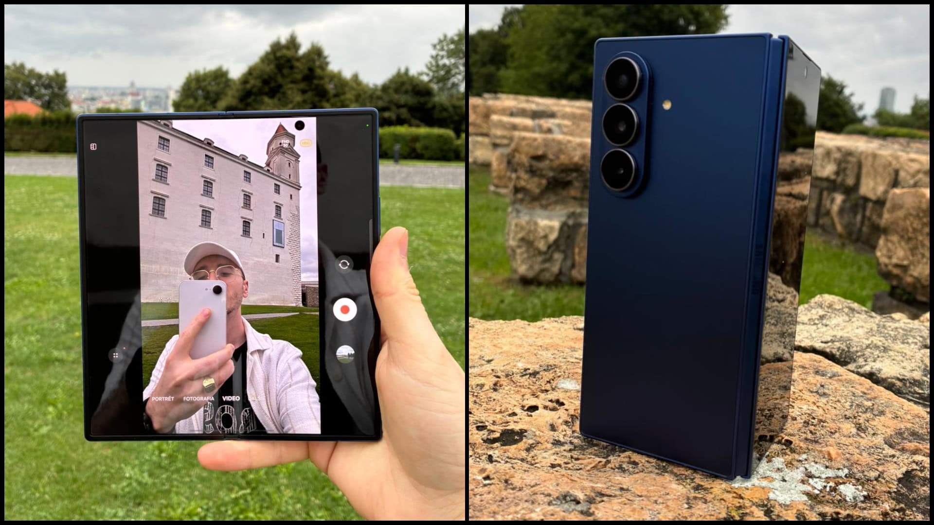 Modrý Samsung Galaxy Z FOLD 7 recenzia