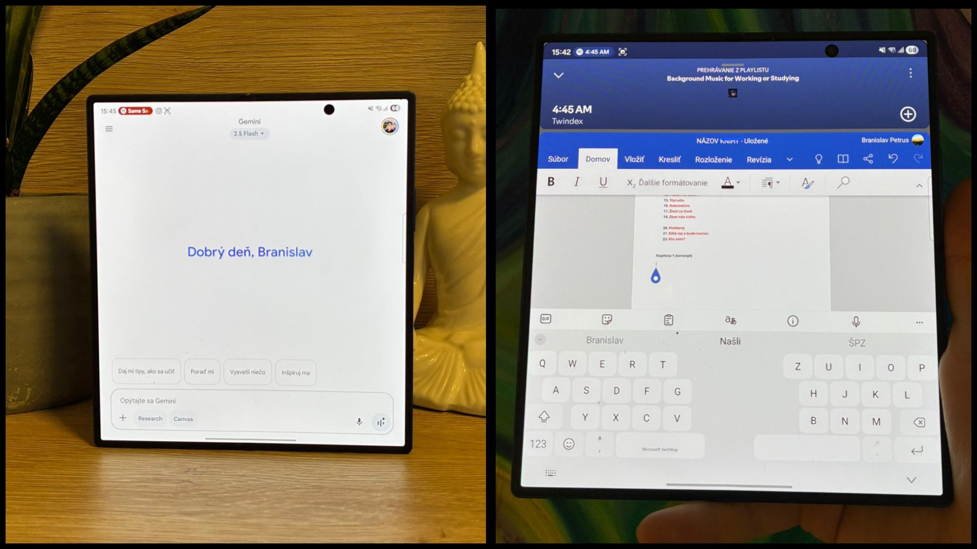 Modrý Samsung Galaxy Z FOLD 7 recenzia