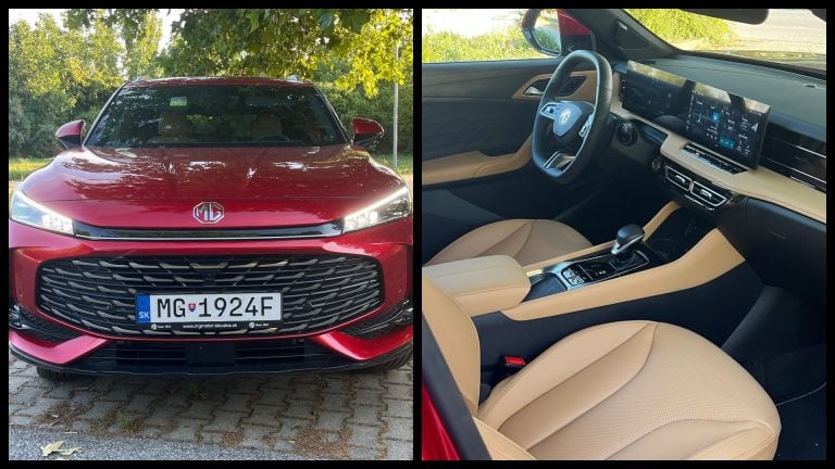 Na obrázku je nové MG eHS.