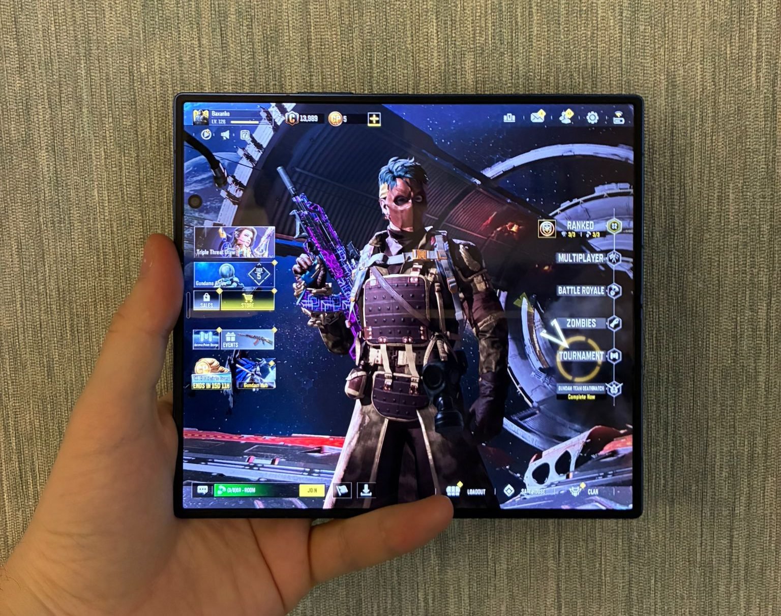 Samsung Galaxy Z FOLD 7 gaming test