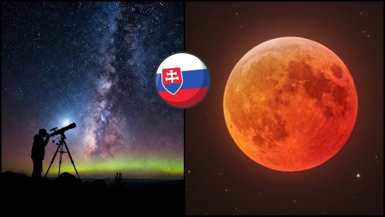zatmenie mesiaca a pozorovanie oblohy