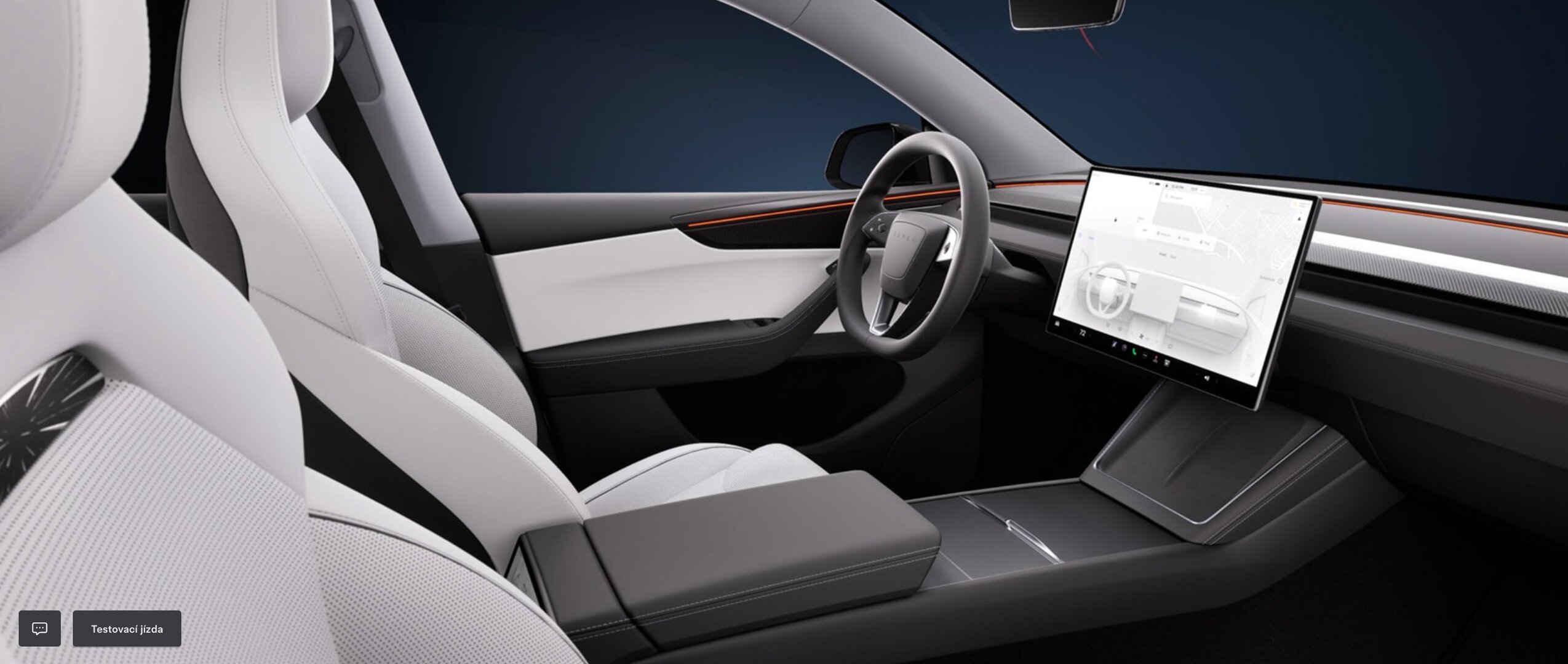 Tesla Y Performance vnutro