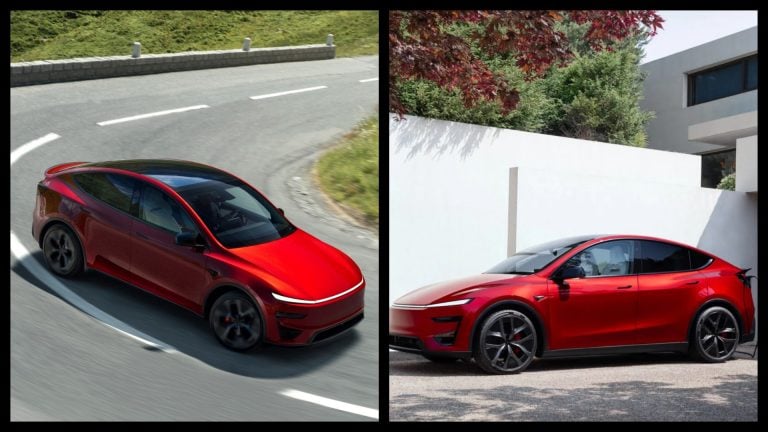 Tesla Y Performance red
