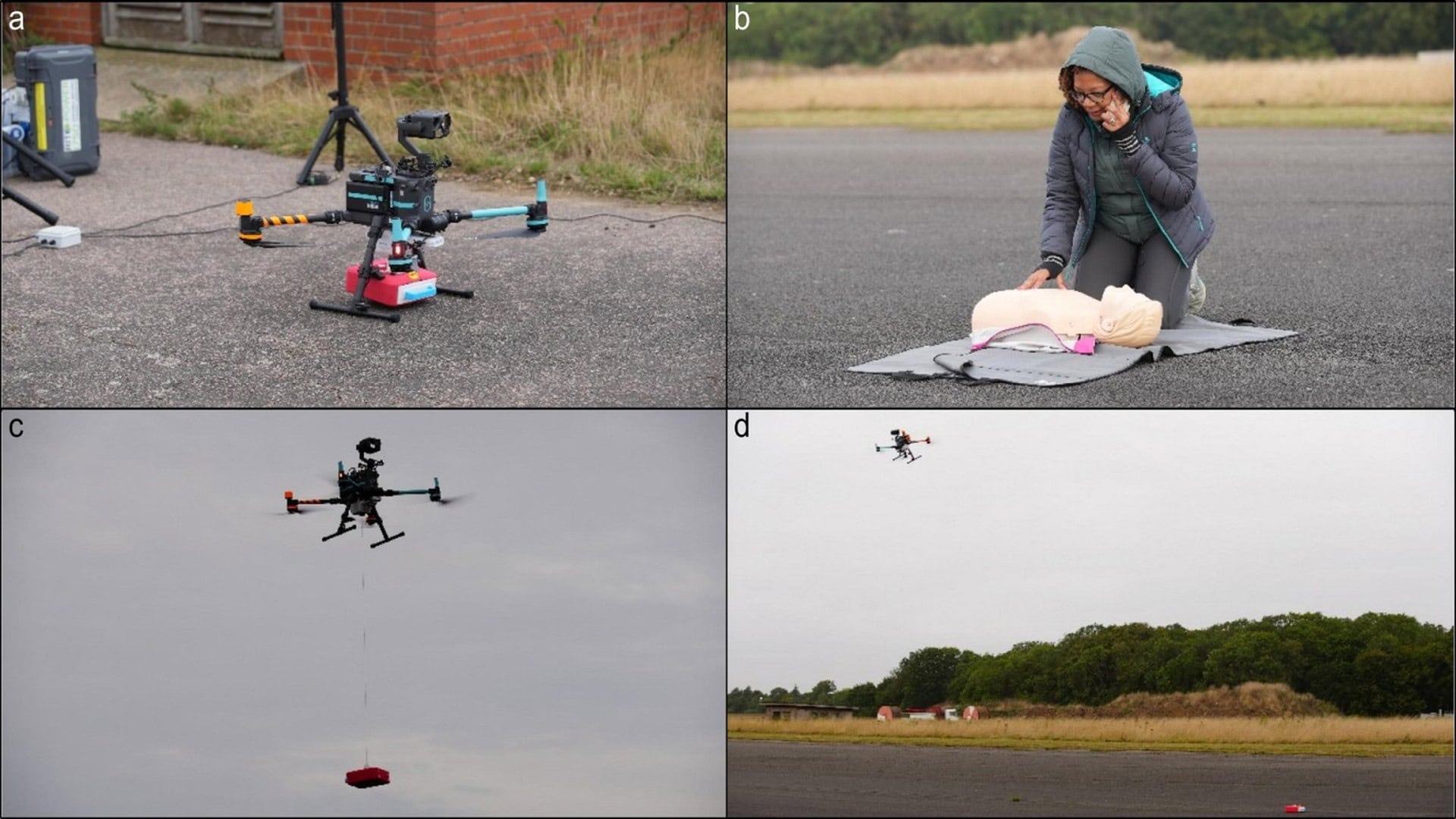 dron defibrilator
