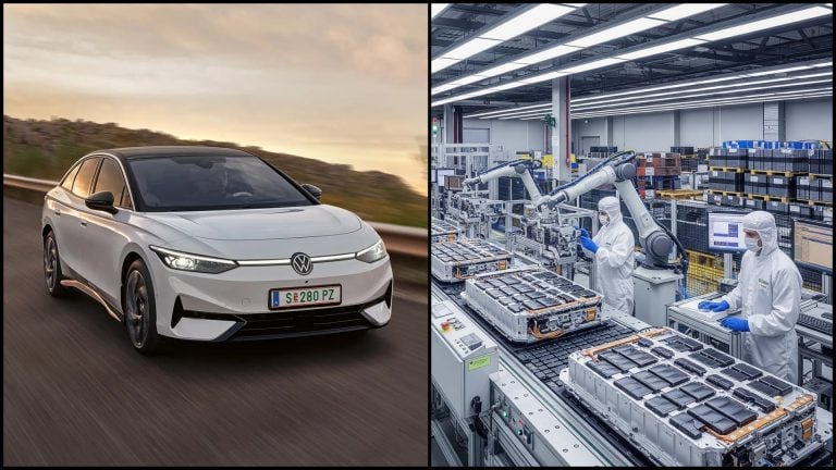 elektrický volkswagen a vyroba baterii