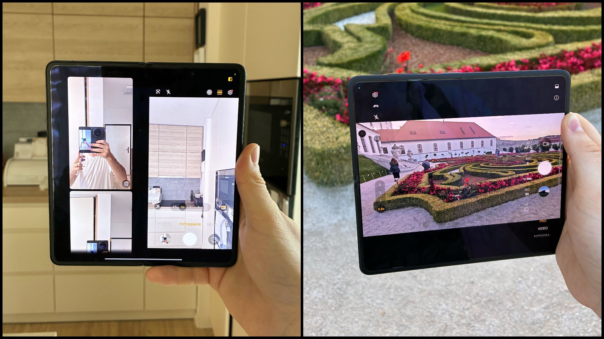 Honor Magic V5 recenzia fotoaparát