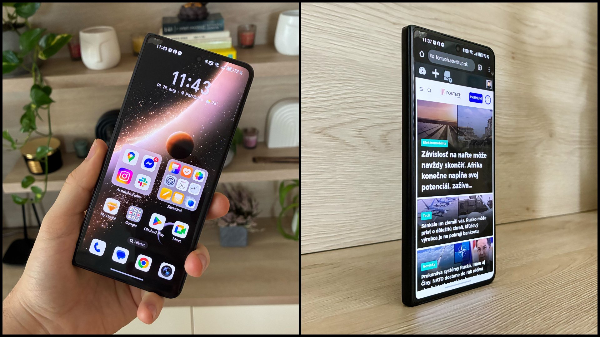 Honor Magic V5 recenzia fotoaparát